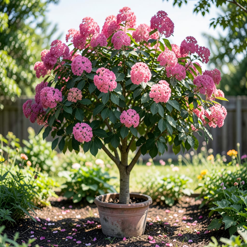How Tall Can Crape Myrtles Grow: Maximum Height Guide example with annotations