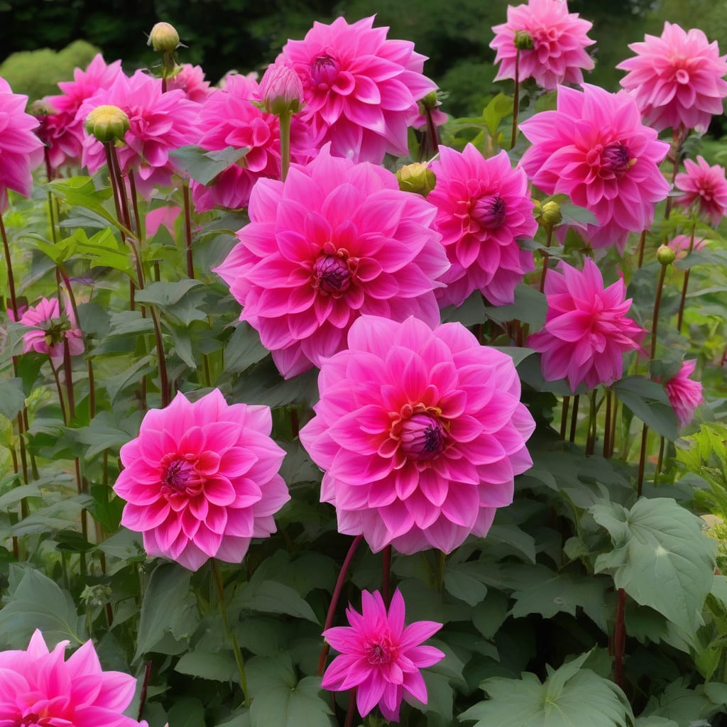 Visual representation of How Tall Can Dahlias Grow: Maximizing Height with Expert Care