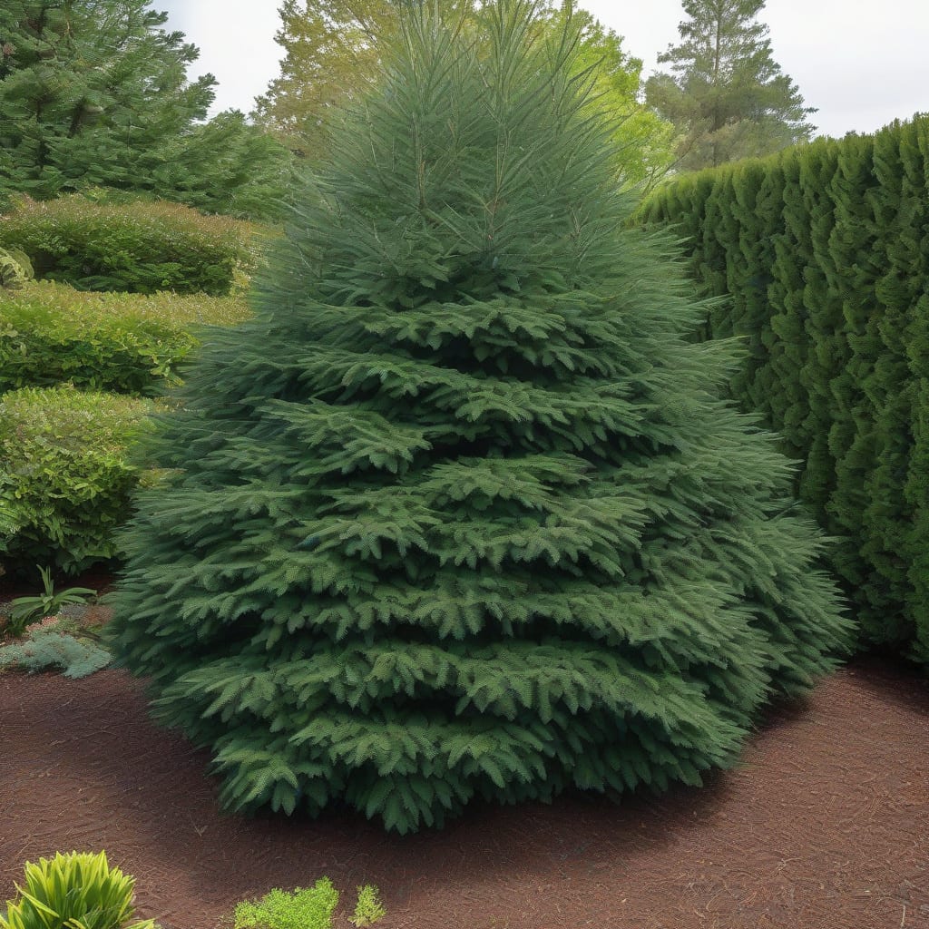 How Tall Can Evergreen Trees Grow: Maximum Heights Explained example with annotations