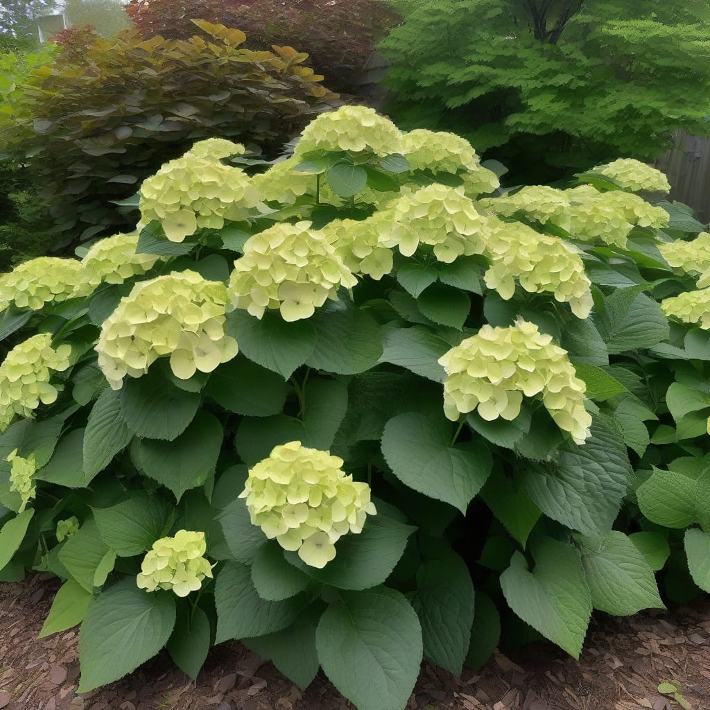 How Tall Can Hydrangeas Grow: Maximum Height Guide example with annotations