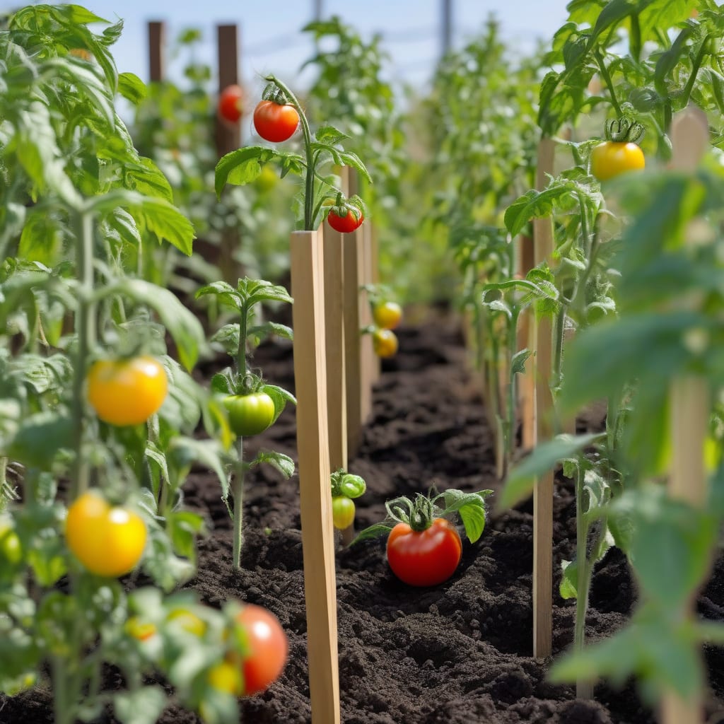 How Tall Can Indeterminate Tomatoes Grow: Maximum Height Guide example with annotations
