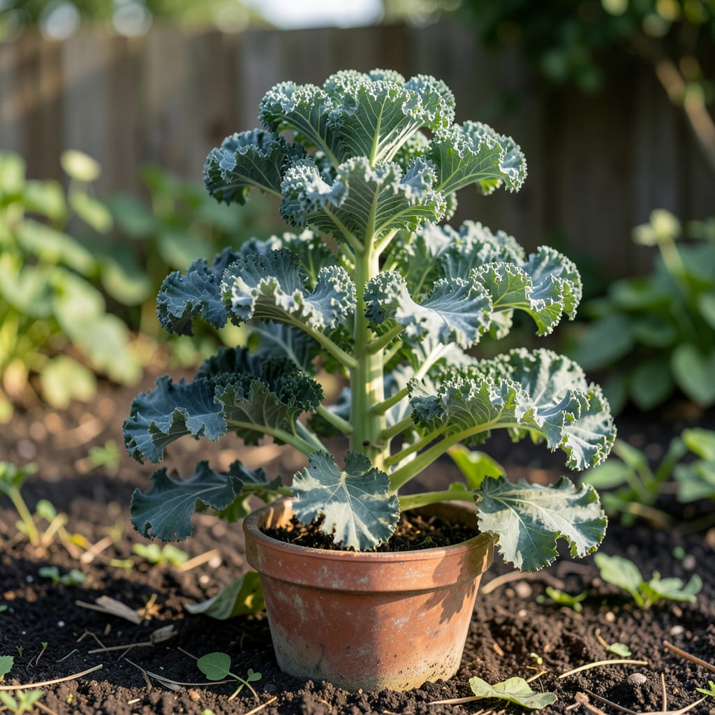 How Tall Can Kale Grow: Maximizing Height with Expert Tips example with annotations