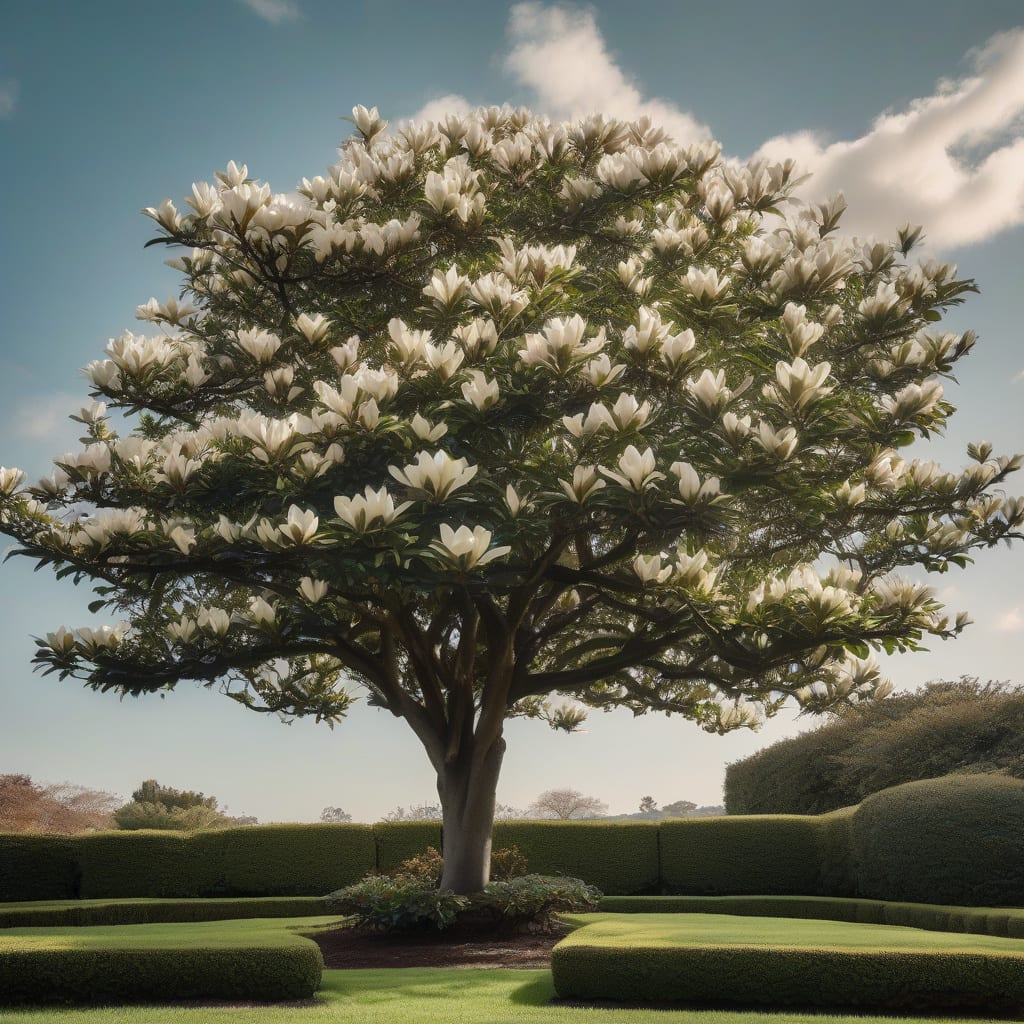 Visual representation of how tall can magnolia trees grow