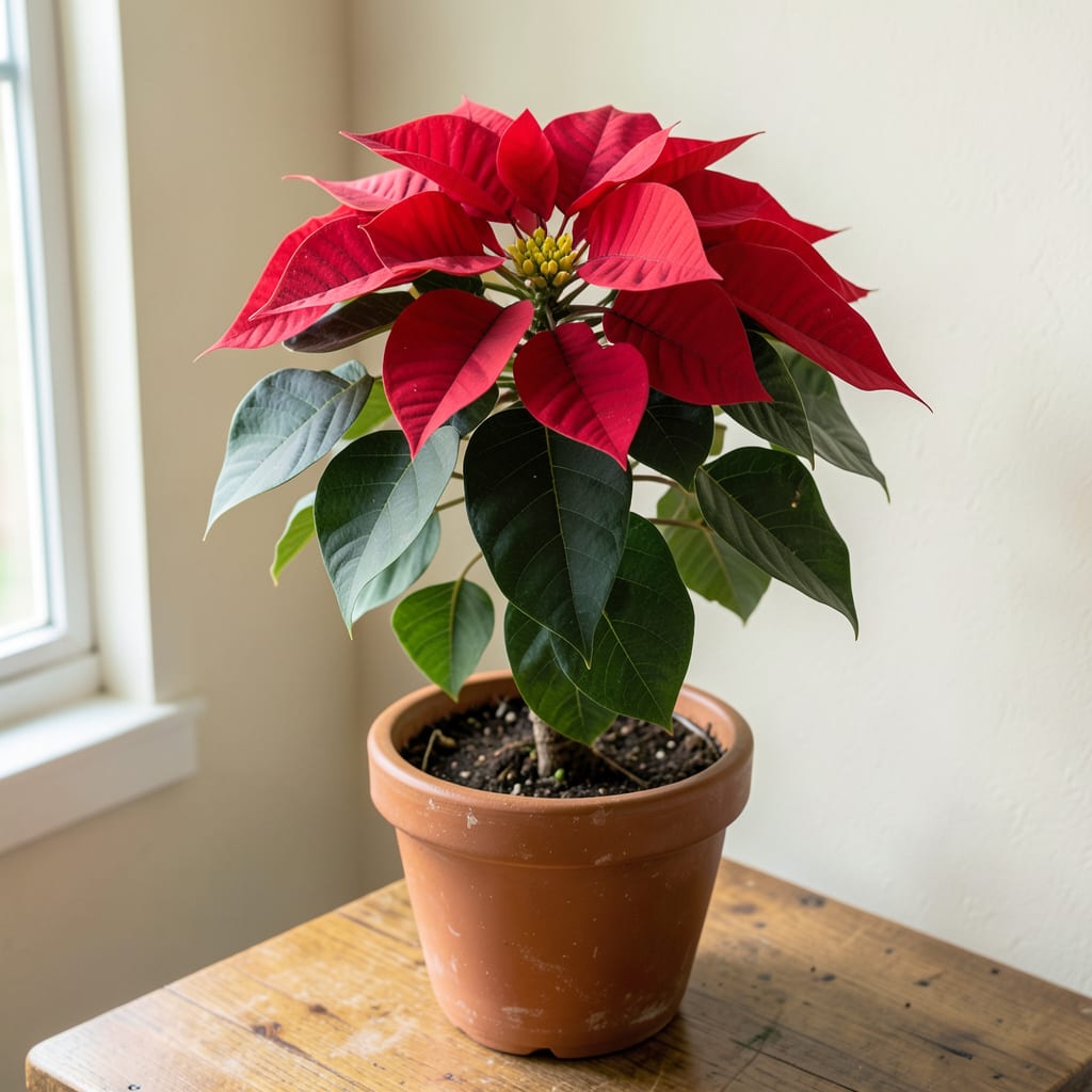 How Tall Can Poinsettias Grow: Expert Tips for Maximum Height example with annotations