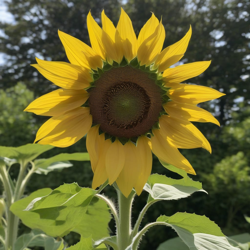 how tall can sunflowers grow up to illustration with key details