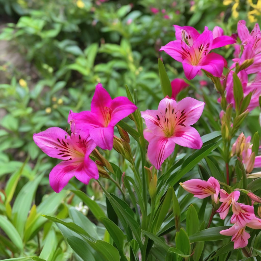 How Tall Do Alstroemeria Grow: Expert Height Guide example with annotations