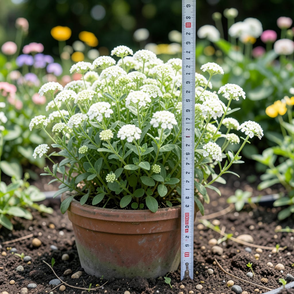 How Tall Do Alyssum Grow: Complete Height Guide for Gardeners example with annotations