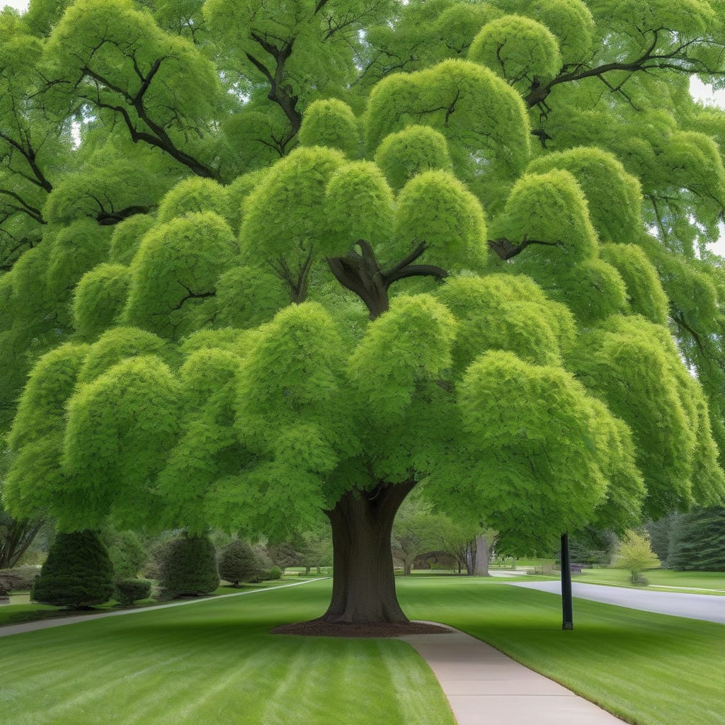 Visual representation of how tall do american elm trees grow