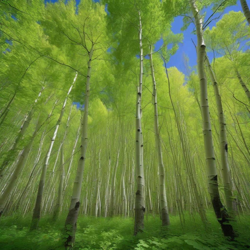 How Tall Do Aspens Grow: Maximum Height Guide for Landscaping example with annotations