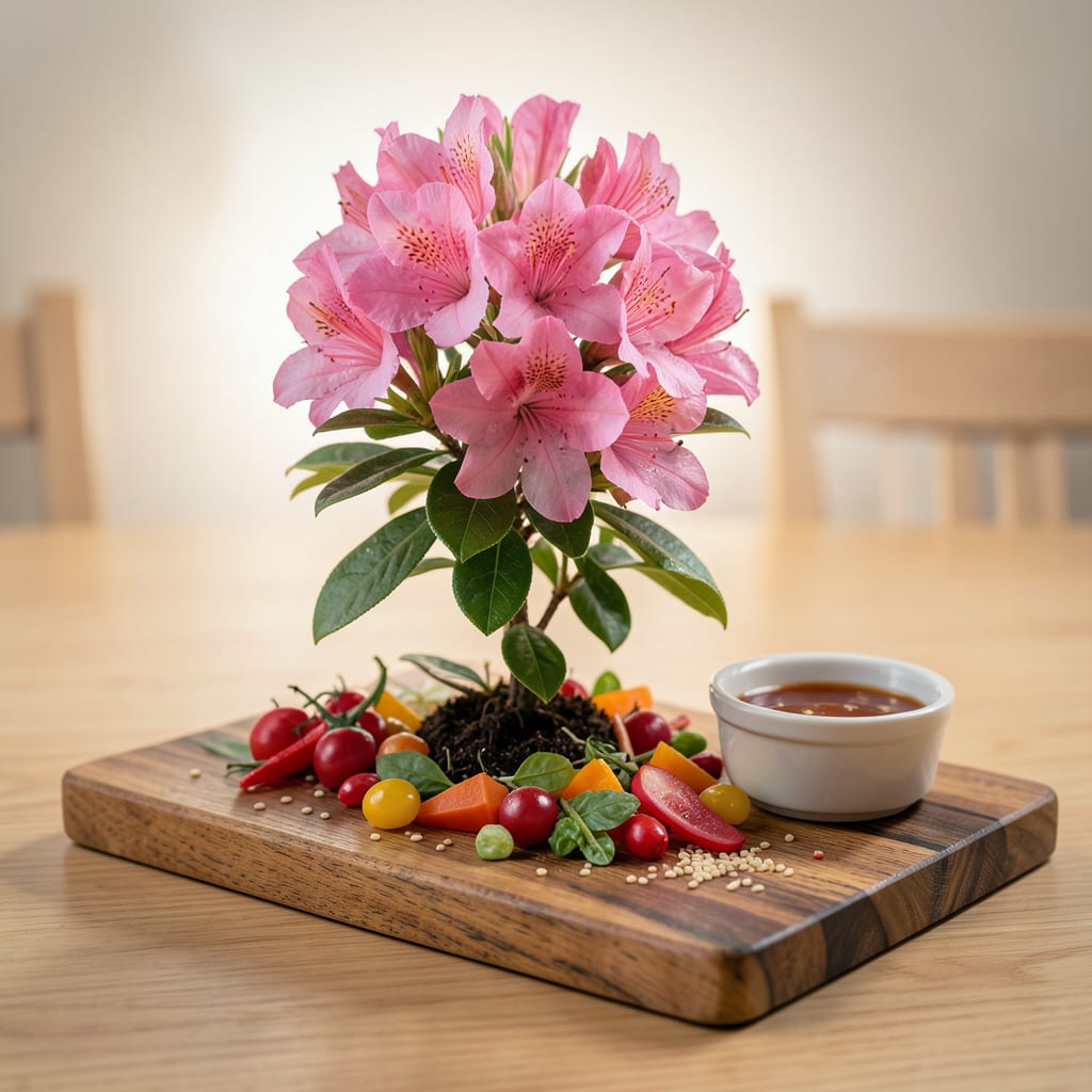 how tall do azaleas grow example with annotations
