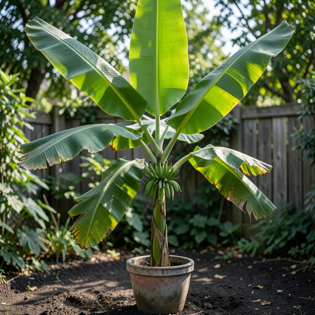 How Tall Do Banana Plants Grow: Complete Height Guide example with annotations
