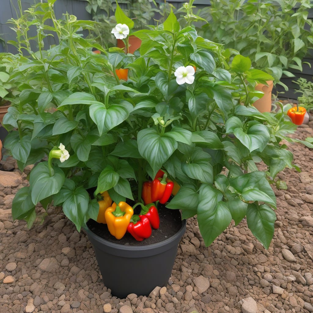 Comprehensive how tall do bell pepper plants grow in pots visual reference