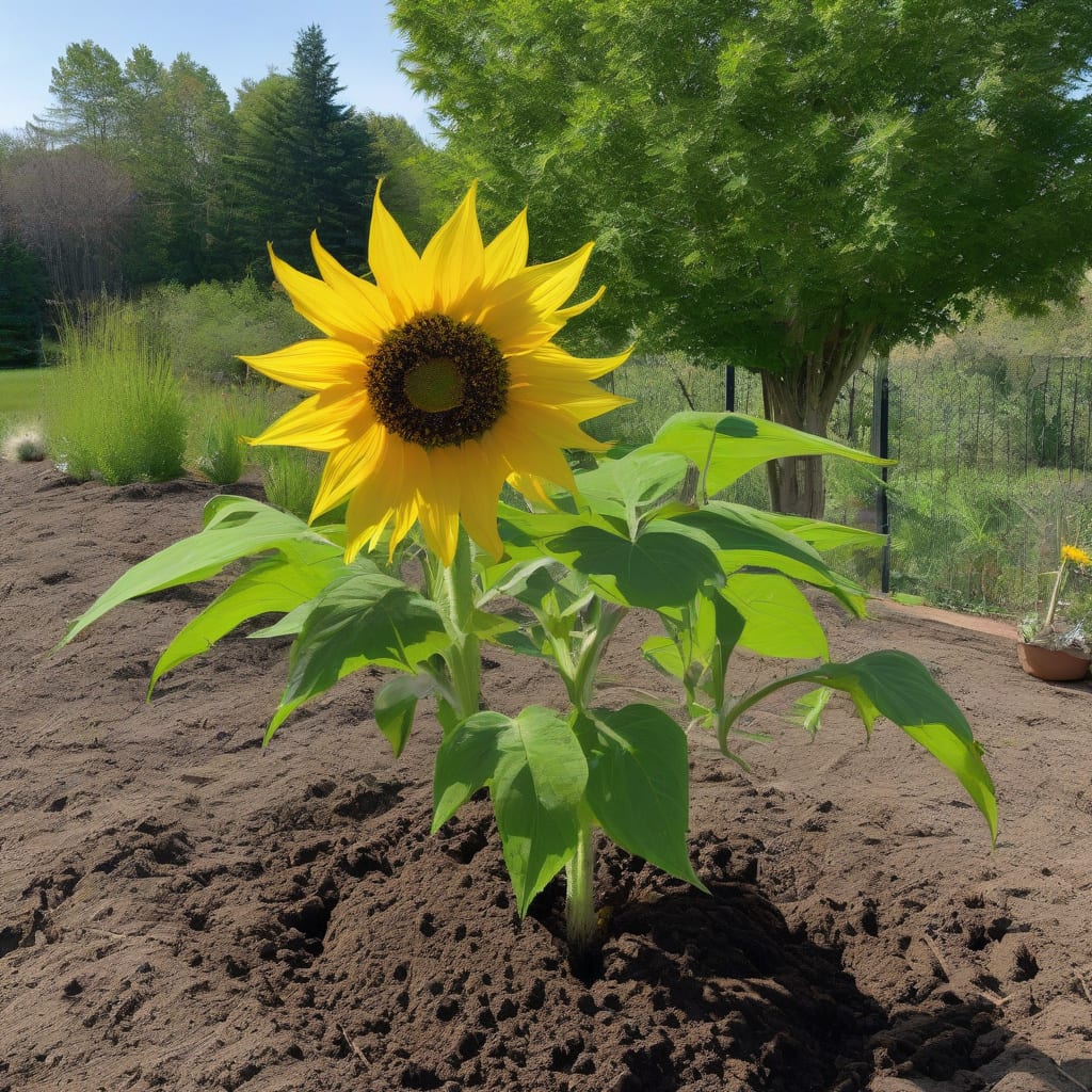 How Tall Do Black Oil Sunflowers Grow: Maximum Heights Explained example with annotations