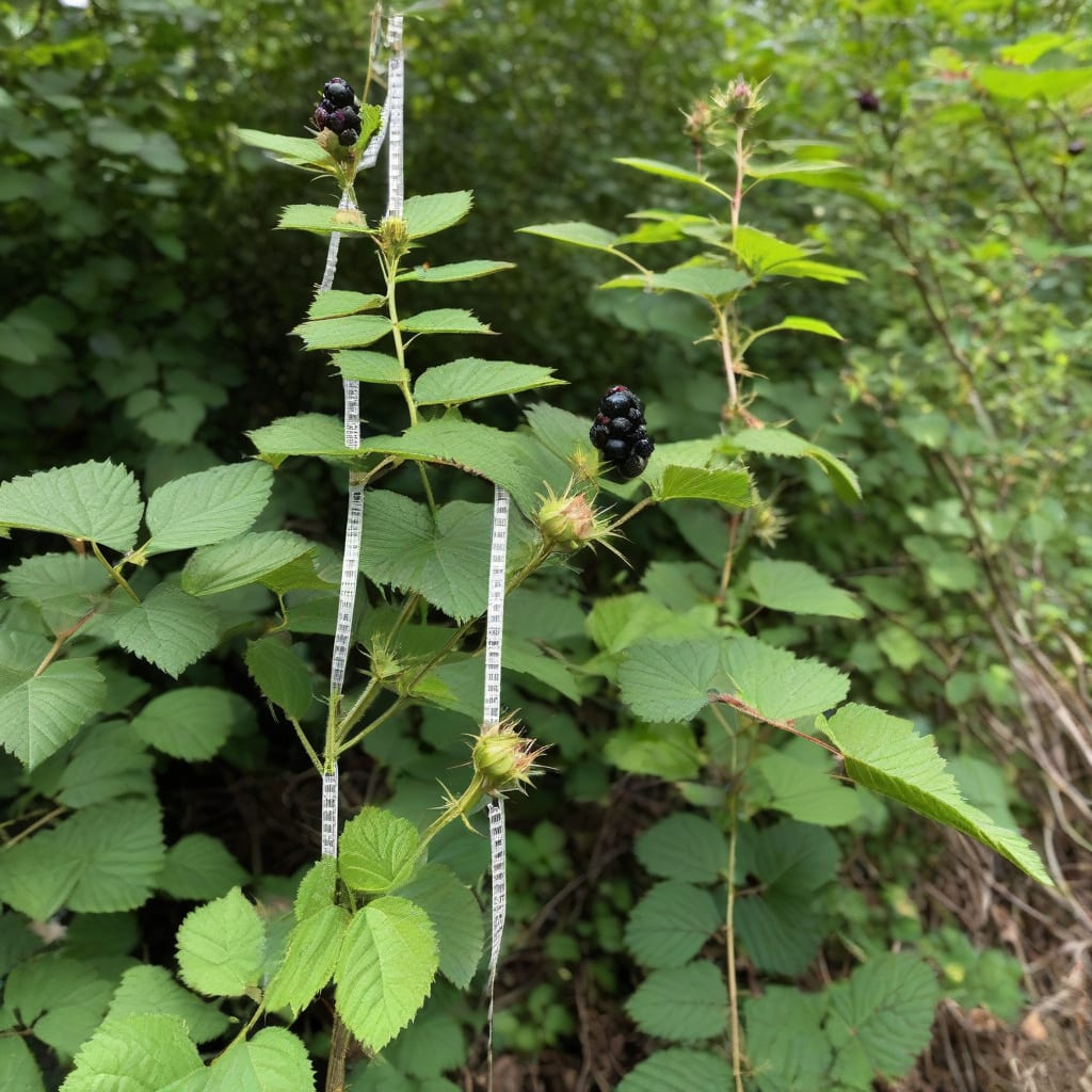 How Tall Do Blackberries Grow: Expert Growing Tips and Heights example with annotations