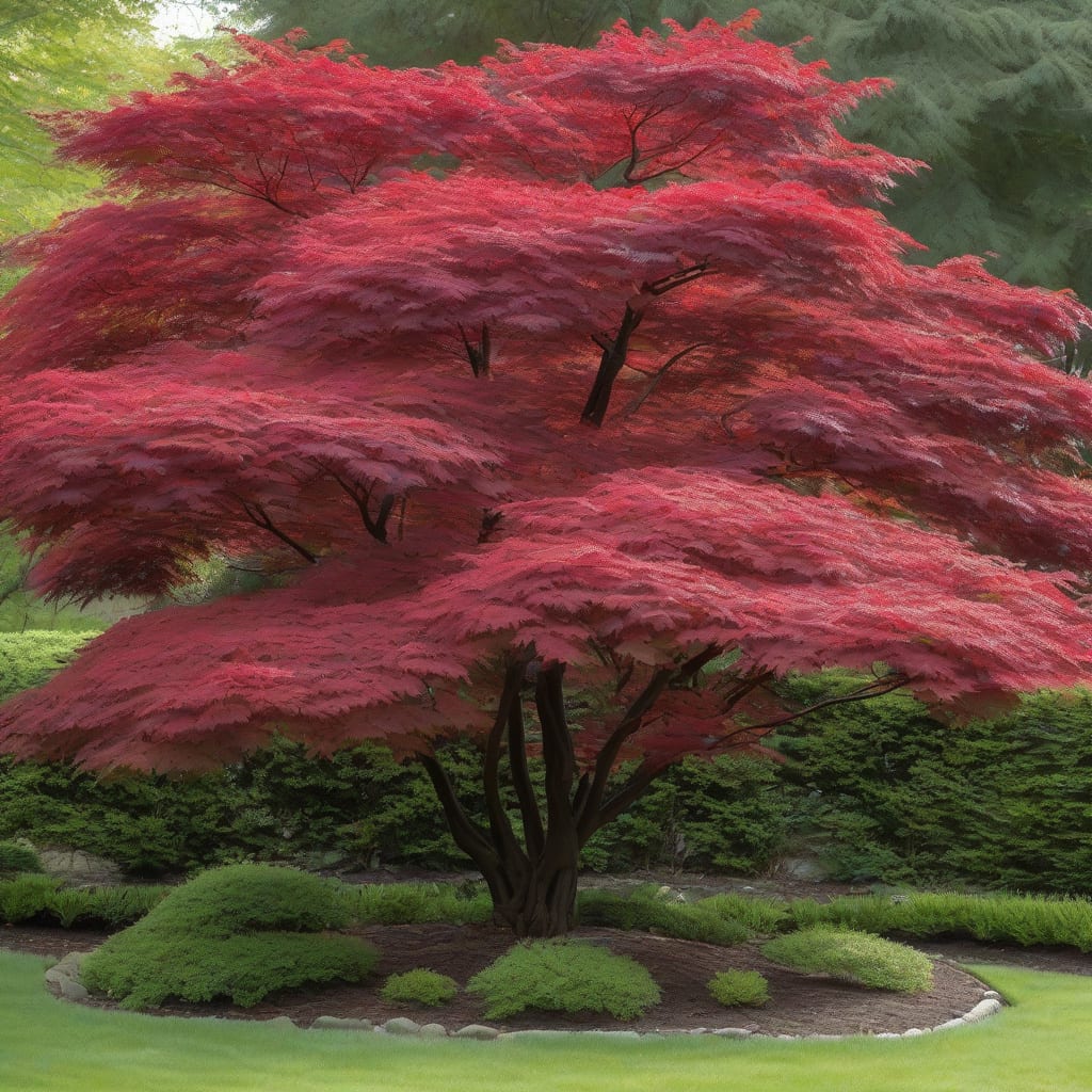 Visual representation of How Tall Do Bloodgood Japanese Maples Grow: Ultimate Size Guide