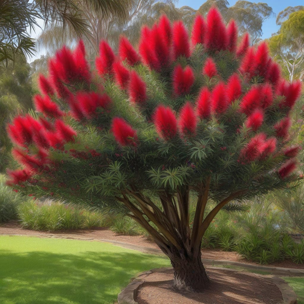 Visual representation of How Tall Do Bottlebrush Trees Grow: Ultimate Height Guide