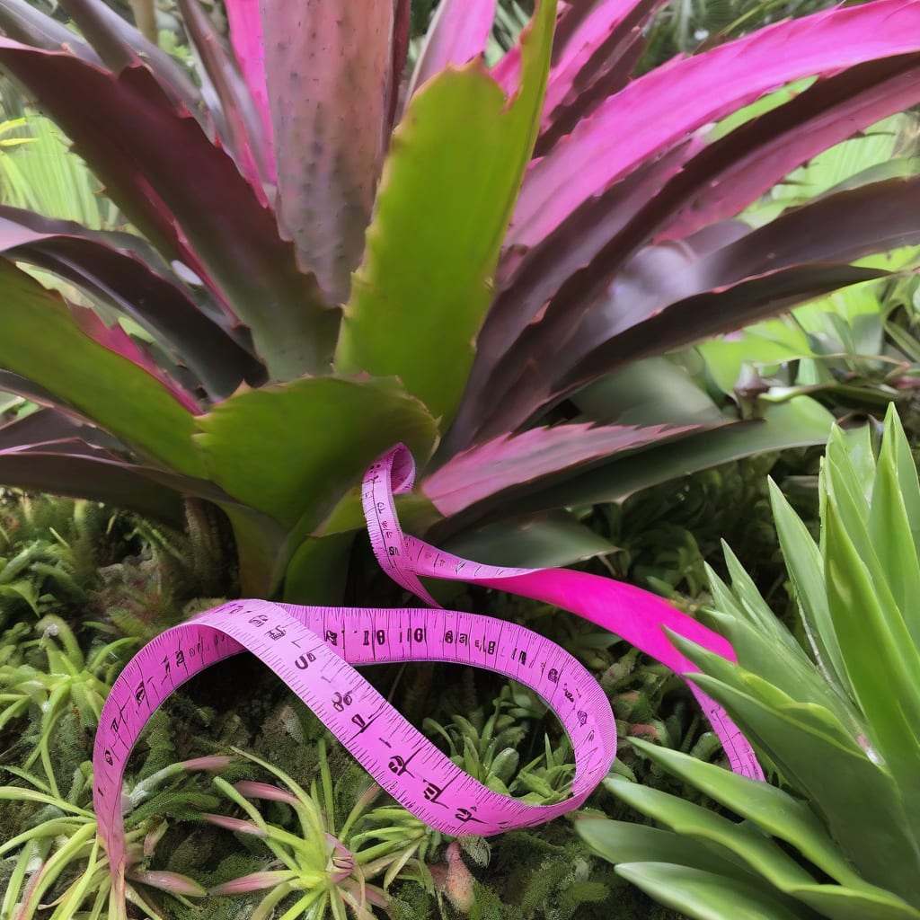 How Tall Do Bromeliads Grow: Maximum Height Guide example with annotations