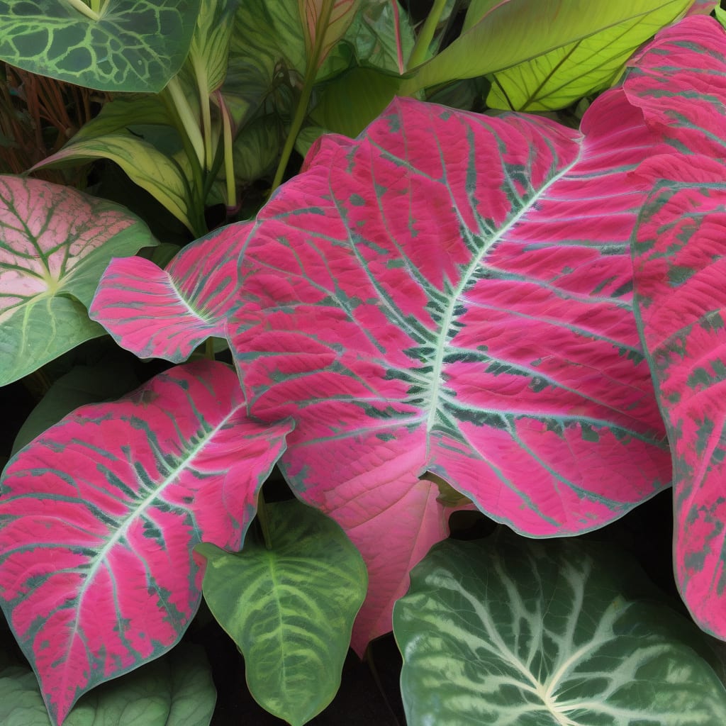 Comprehensive how tall do caladiums grow visual reference