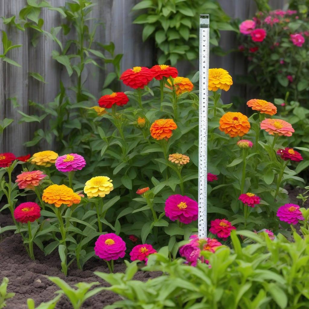 Visual representation of How Tall Do California Giant Zinnias Grow: Maximum Height Guide