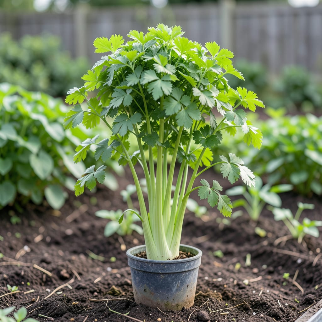 How Tall Do Celery Plants Grow: Expert Growing Tips example with annotations