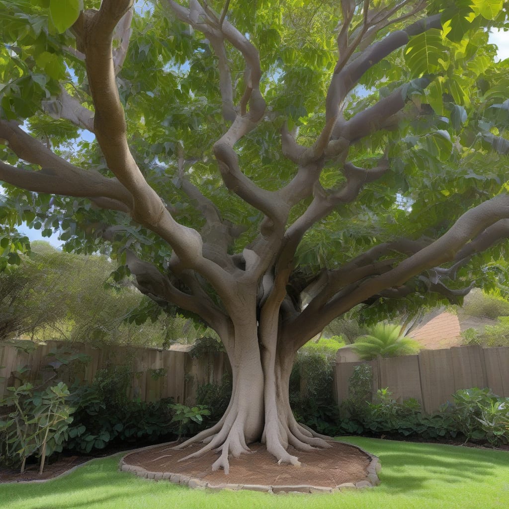 how tall do chicago fig trees grow illustration with key details