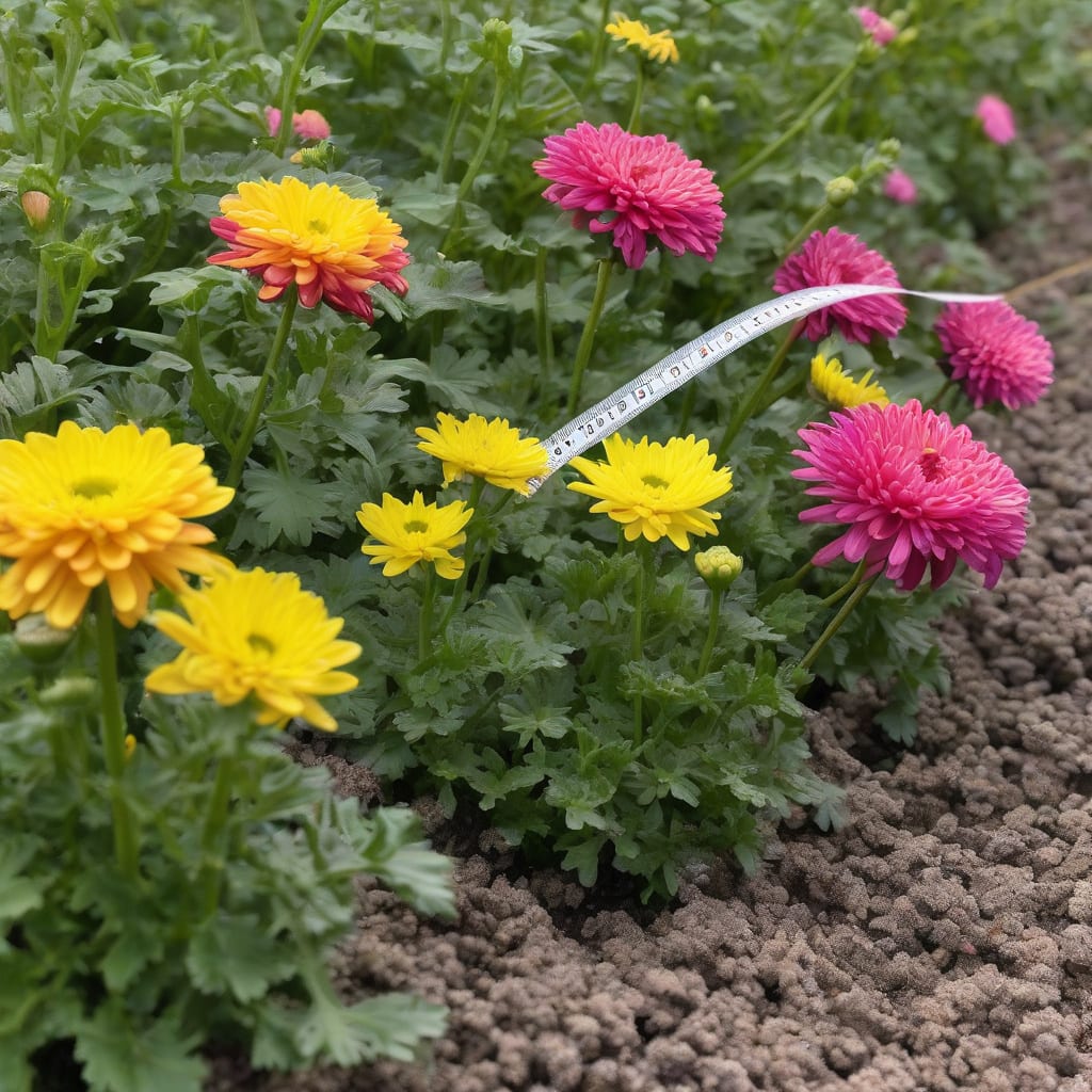 How Tall Do Chrysanthemums Grow: Expert Height Guide example with annotations