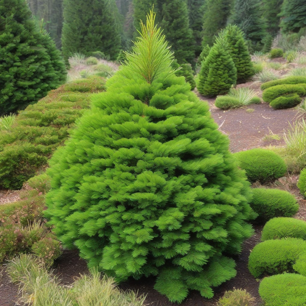 How Tall Do Dwarf Conifers Grow: Maximum Heights Explained example with annotations