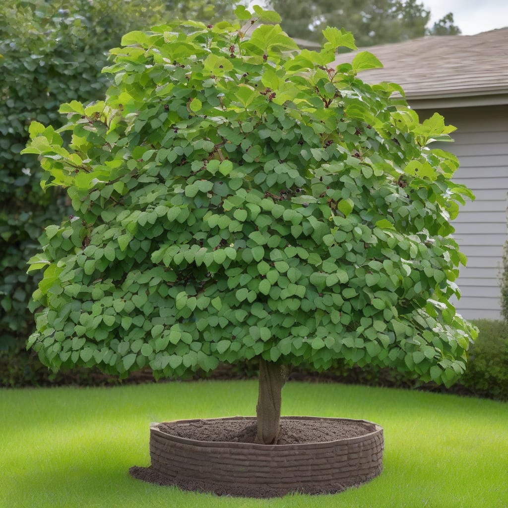 How Tall Do Dwarf Mulberry Trees Grow: Expert Size Guide example with annotations