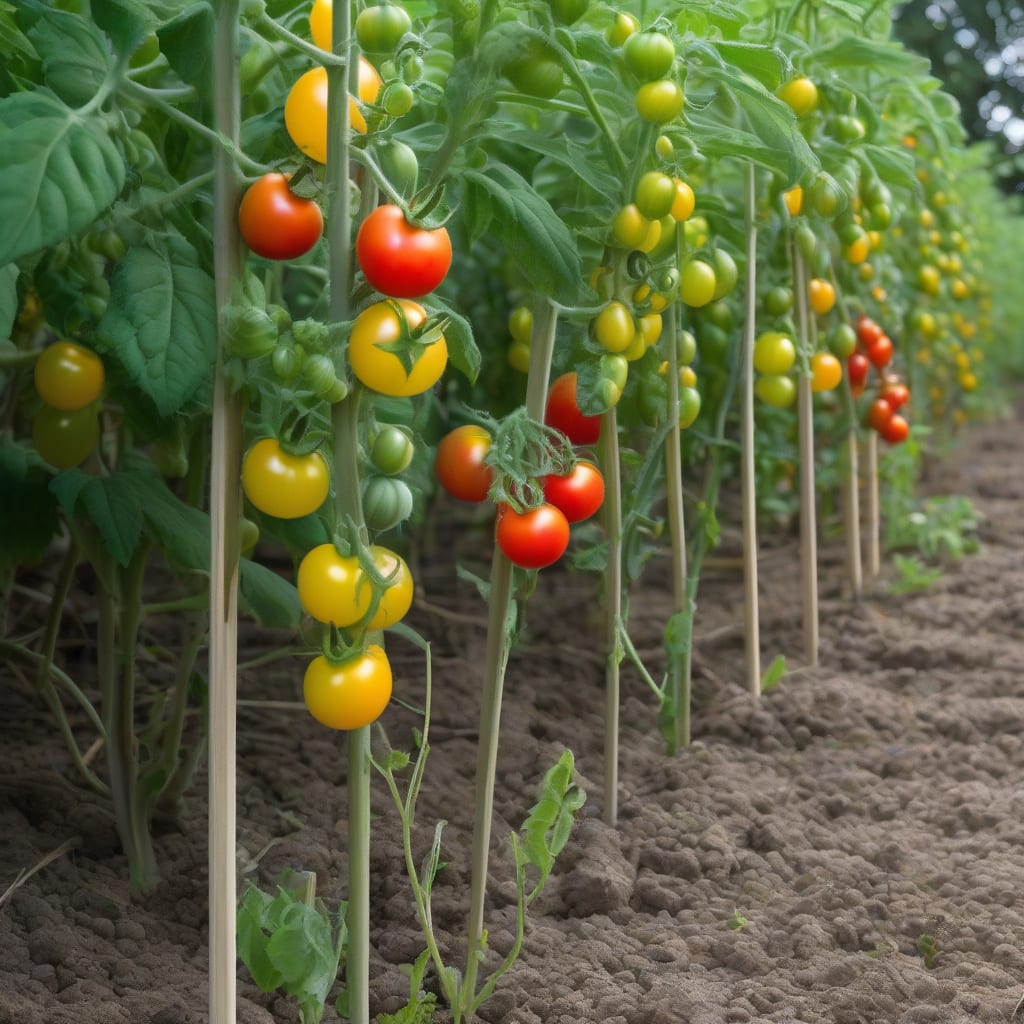 How Tall Do Early Girl Tomatoes Grow: Expert Growing Tips example with annotations