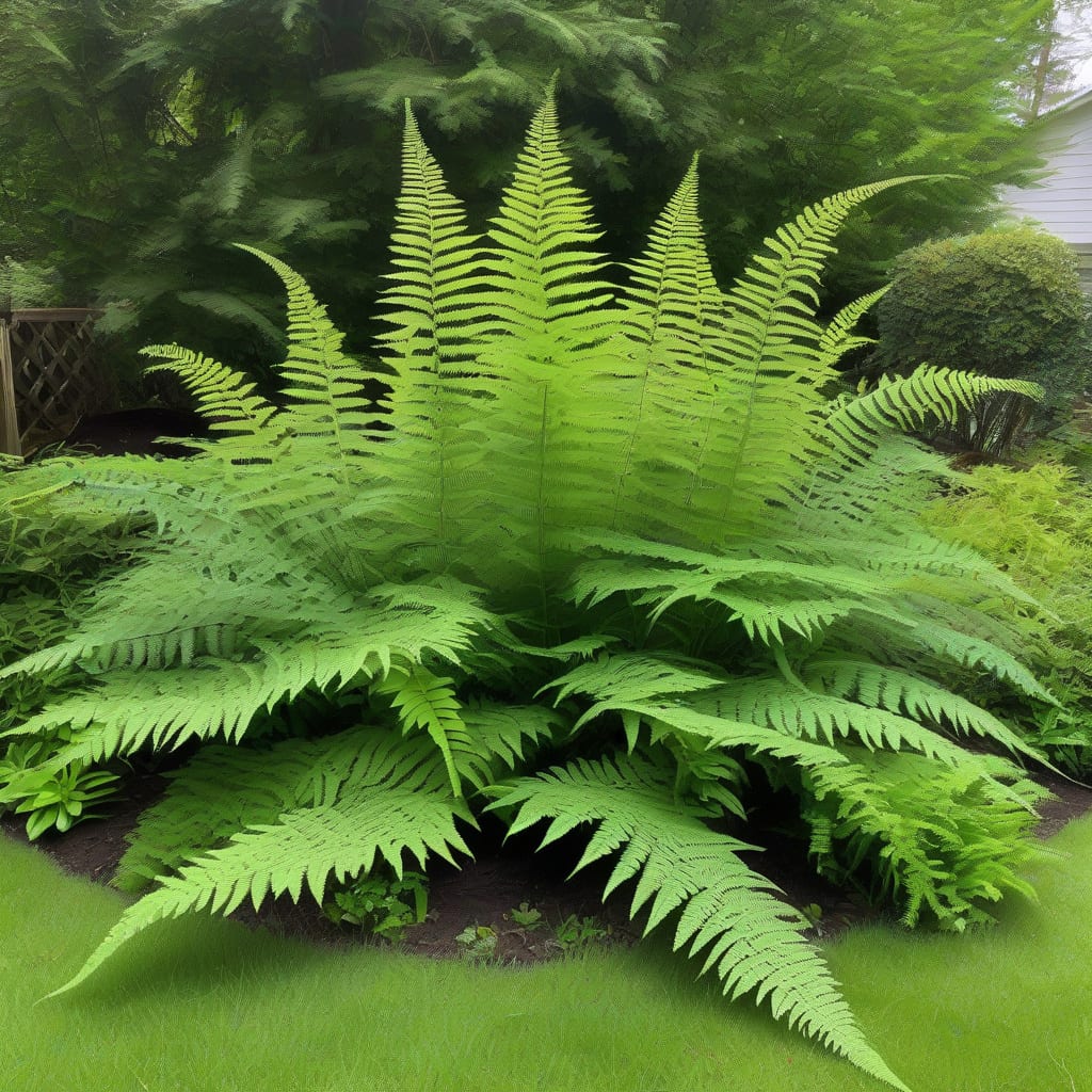 how tall do ferns grow illustration with key details