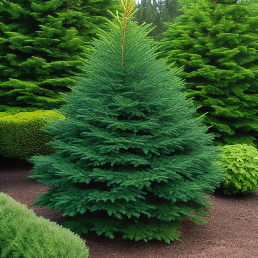 How Tall Do Fir Trees Grow: Maximum Heights Explained example with annotations
