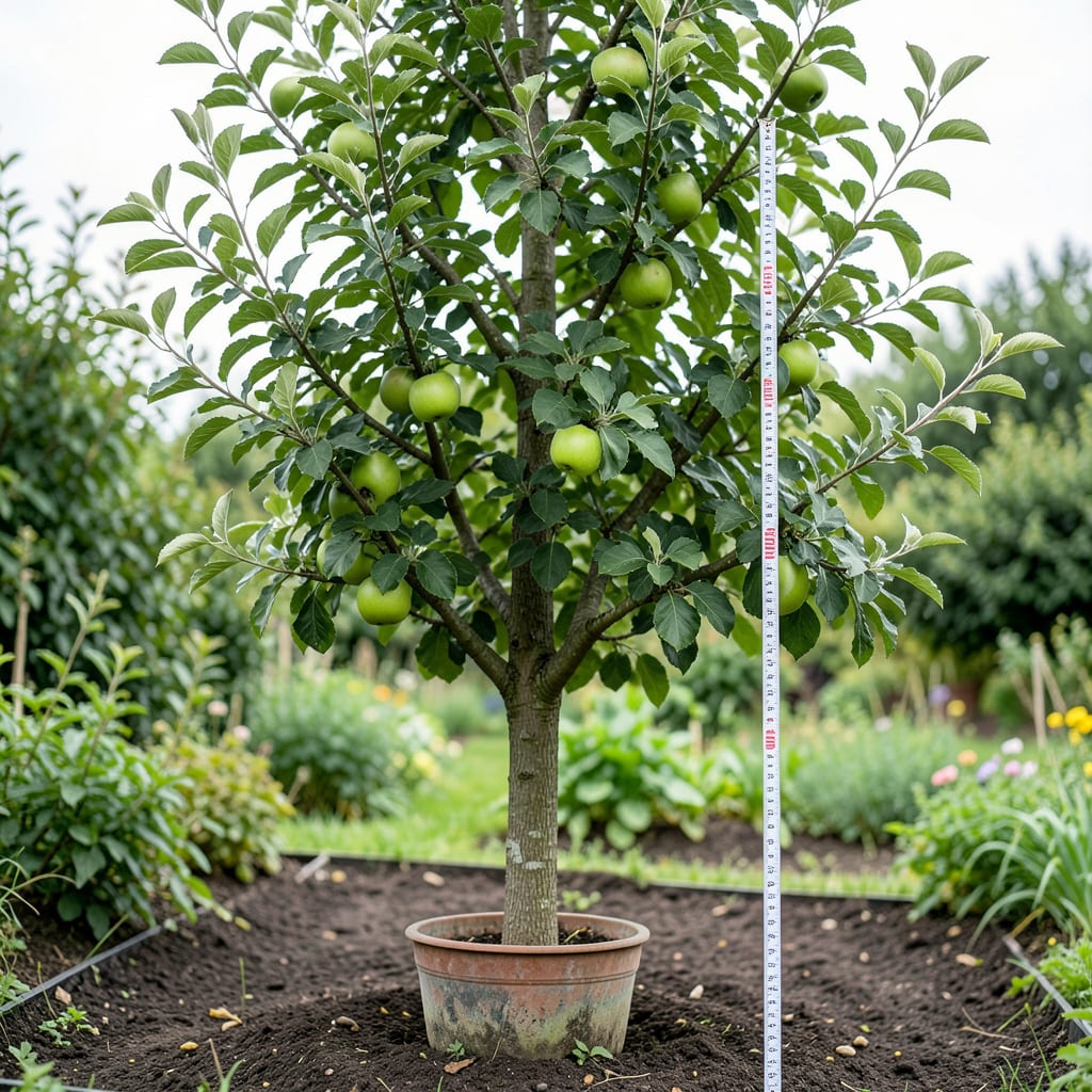 How Tall Do Fruit Trees Grow: Maximum Heights Explained example with annotations