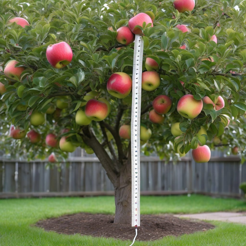 how tall do fuji apple trees grow example with annotations