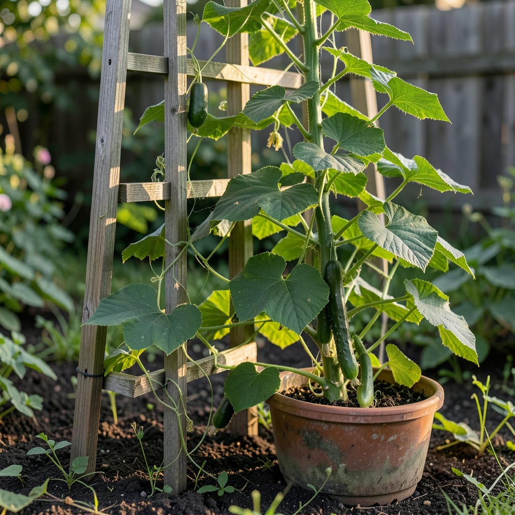 How Tall Do Gherkin Plants Grow: Expert Growing Tips illustration with key details
