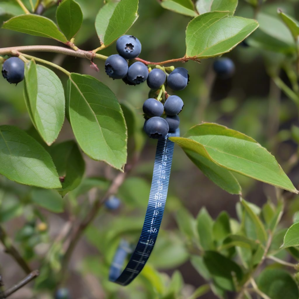 How Tall Do Highbush Blueberries Grow: Expert Growing Guide Tips example with annotations