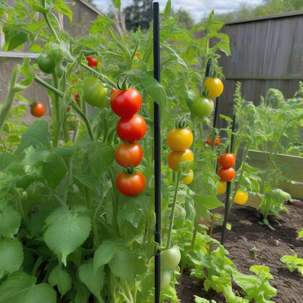 How Tall Do Indeterminate Tomatoes Grow: Expert Size Guide example with annotations