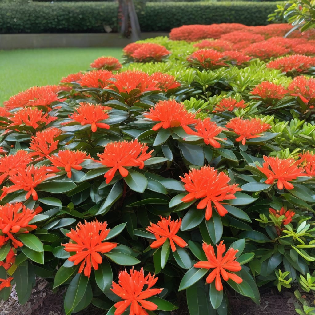 How Tall Do Ixora Grow: Ultimate Height Guide for Gardeners example with annotations