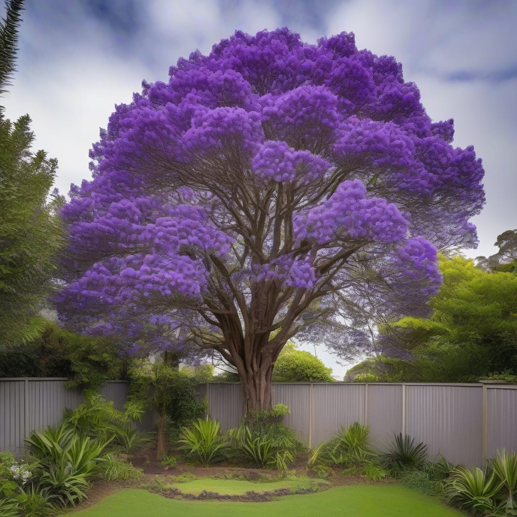 How Tall Do Jacaranda Trees Grow: Ultimate Height Guide example with annotations