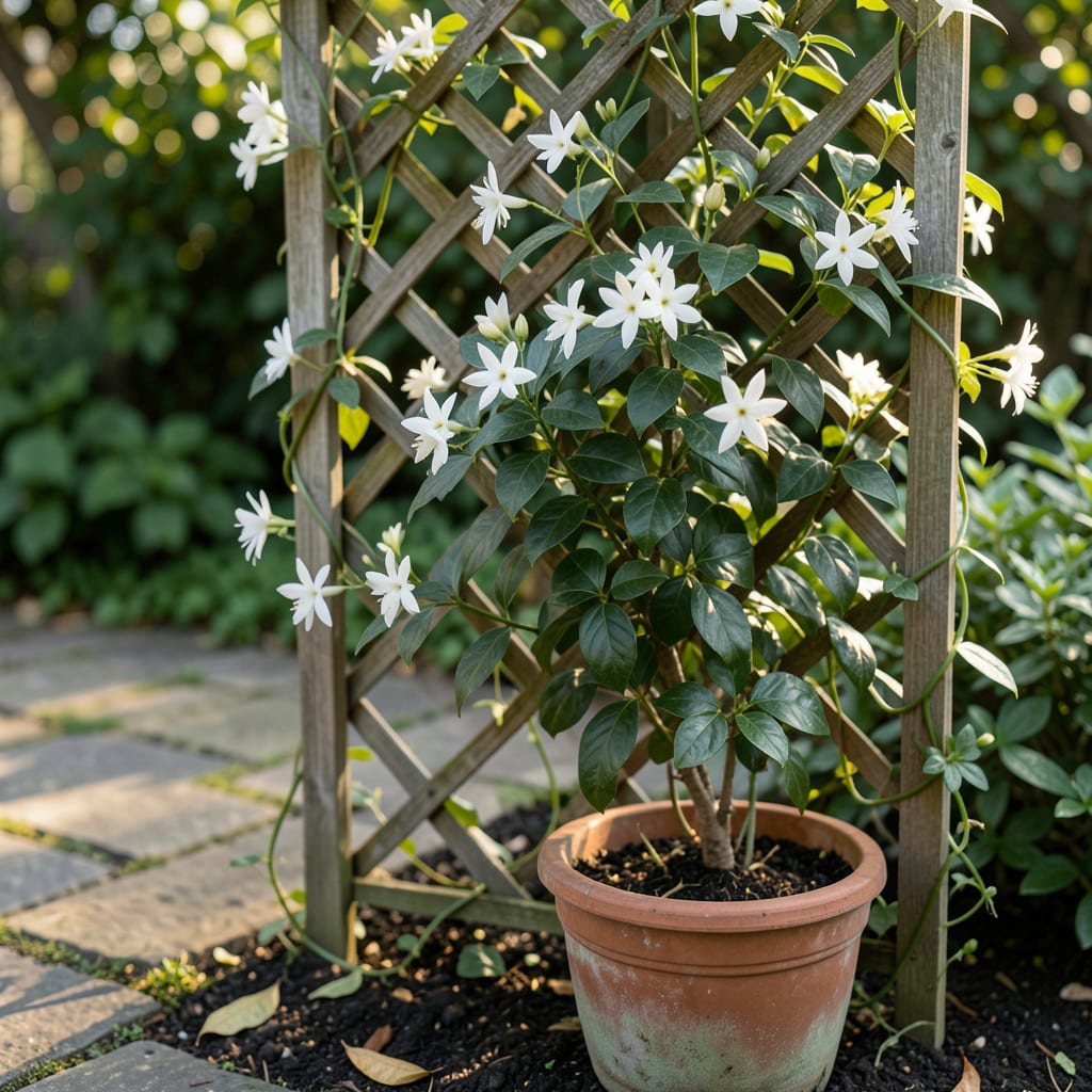 How Tall Do Jasmine Plants Grow: Expert Growing Tips example with annotations