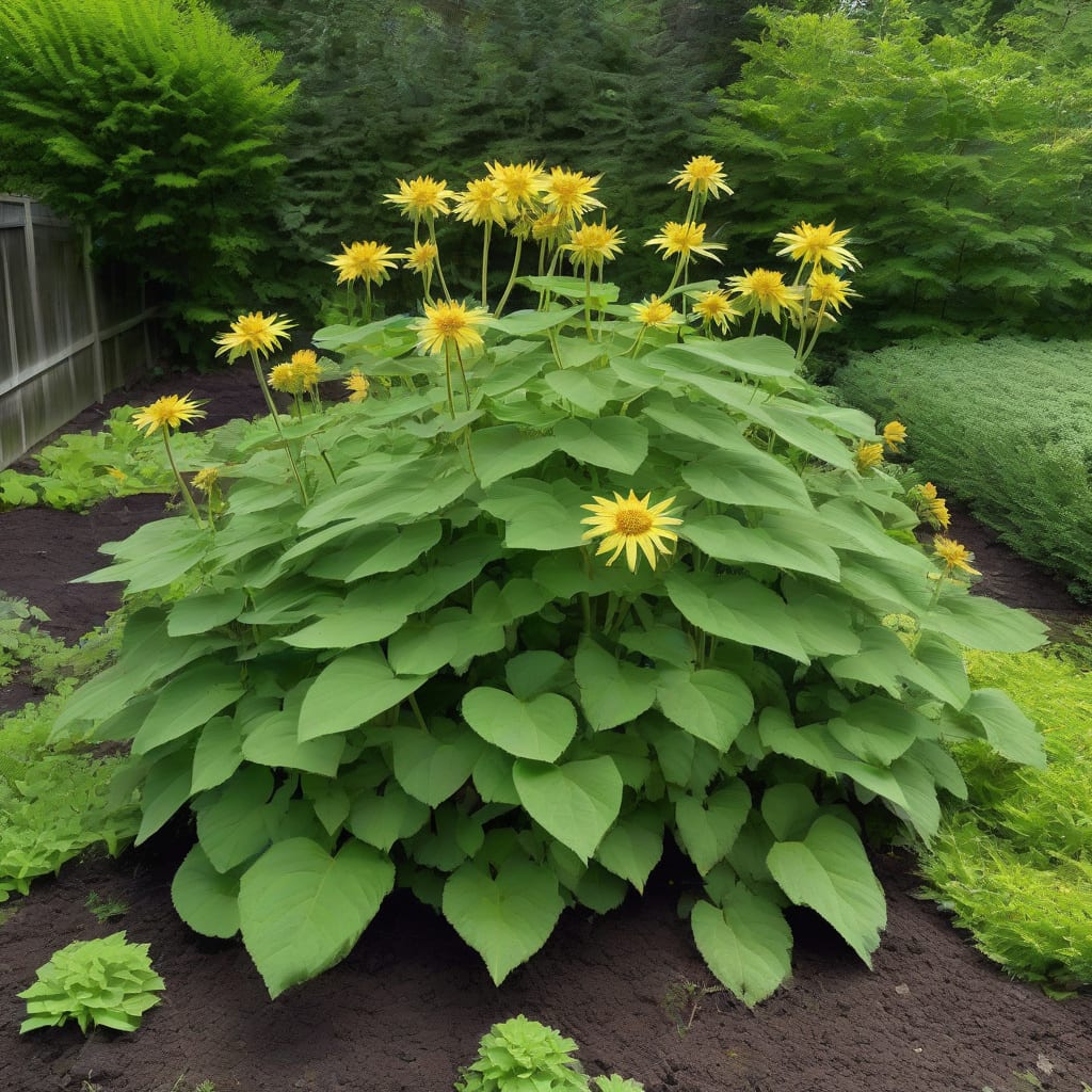 how tall do jerusalem artichokes grow illustration with key details