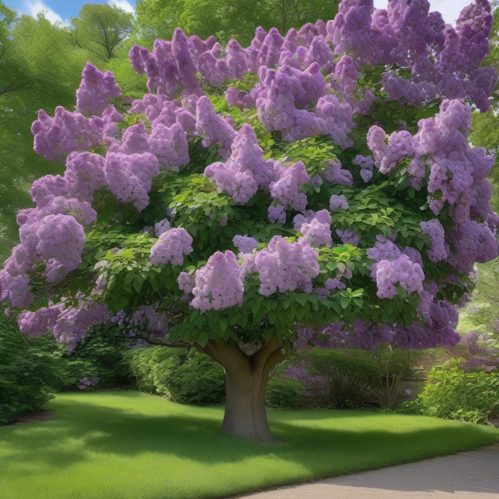 How Tall Do Lilac Trees Grow: Maximum Height Guide illustration with key details