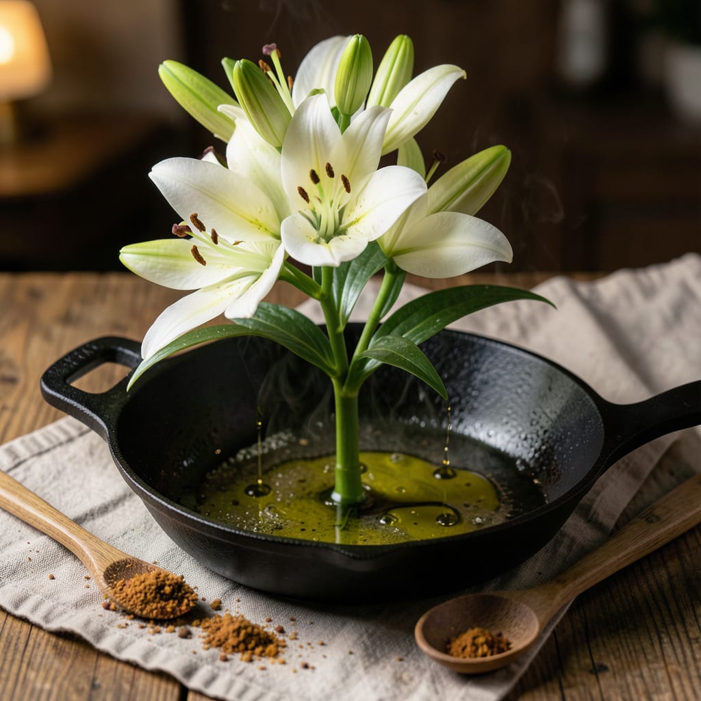 how tall do lilies grow illustration with key details