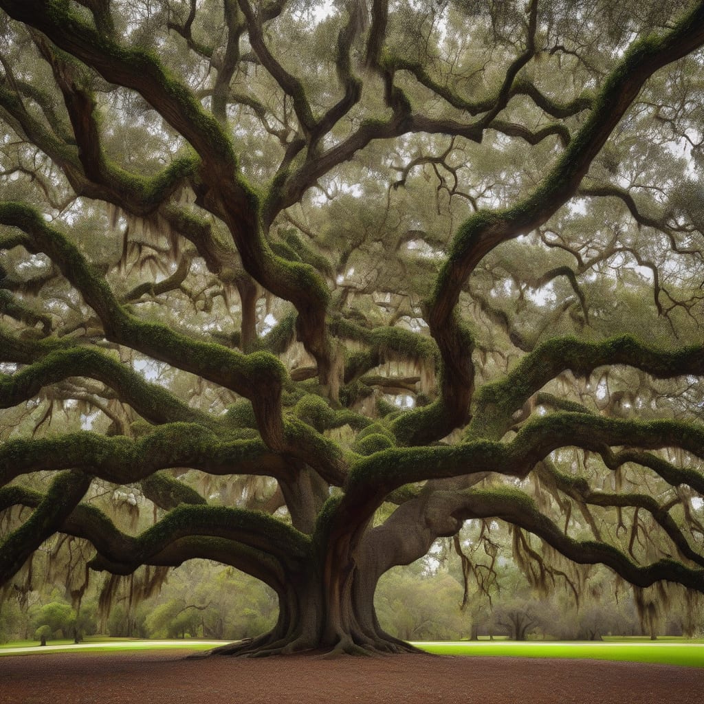 How Tall Do Live Oak Trees Grow: Maximum Height Guide illustration with key details