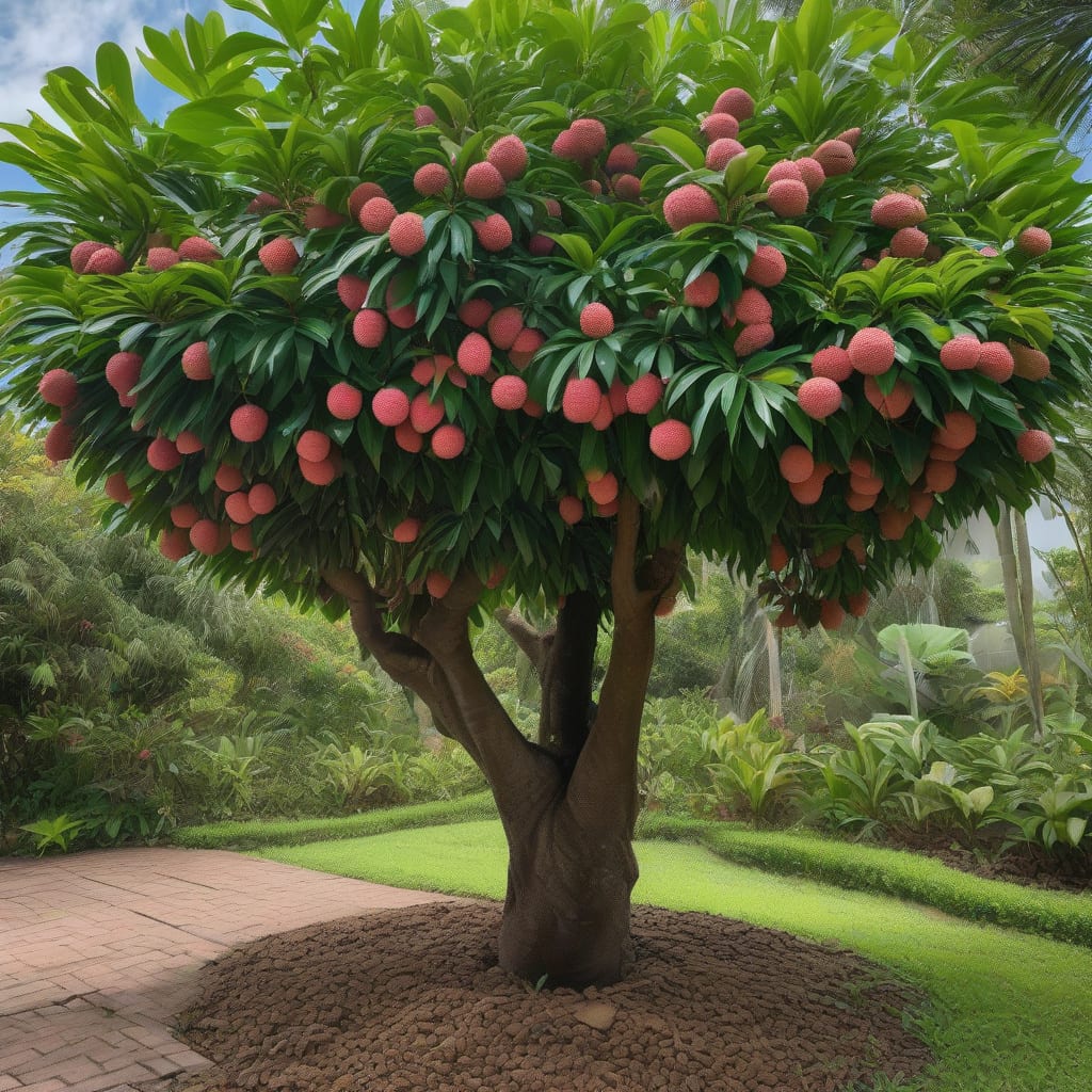 How Tall Do Lychee Trees Grow: Maximum Height Guide illustration with key details