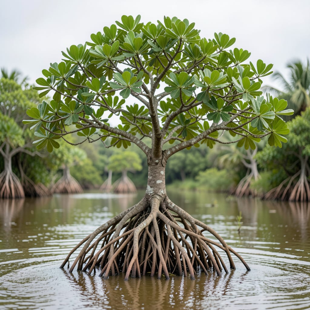 How Tall Do Mangrove Trees Grow: Maximum Heights Explained illustration with key details