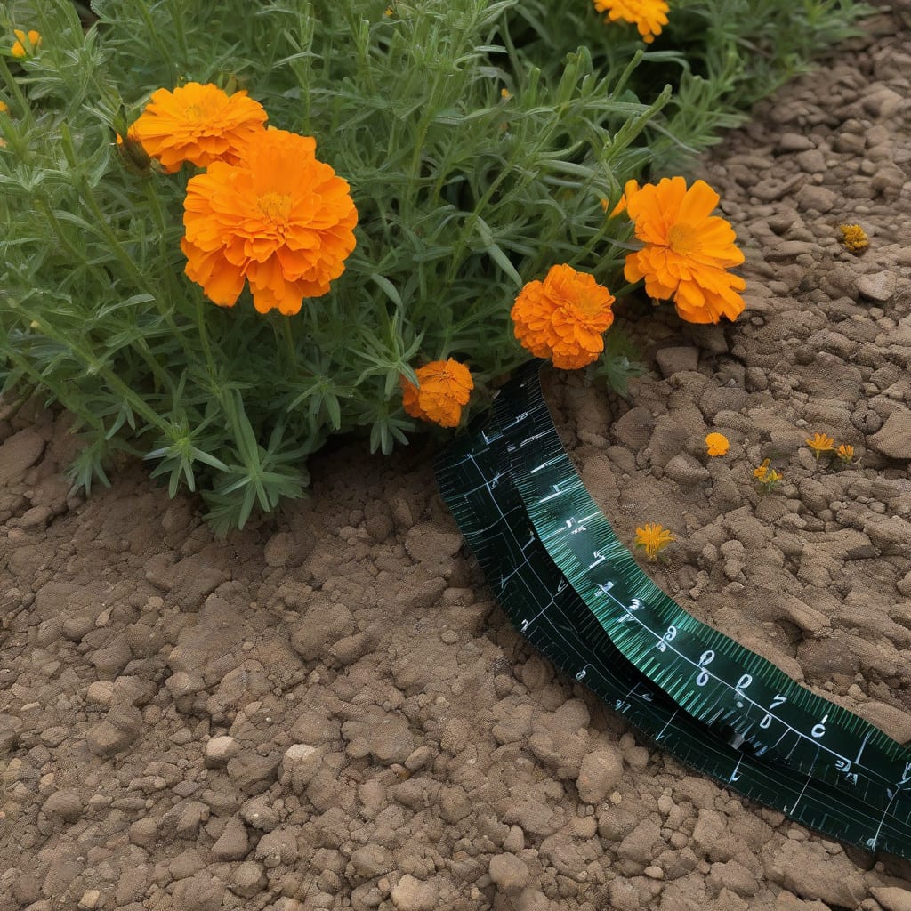 How Tall Do Marigold Plants Grow: Expert Height Guide example with annotations