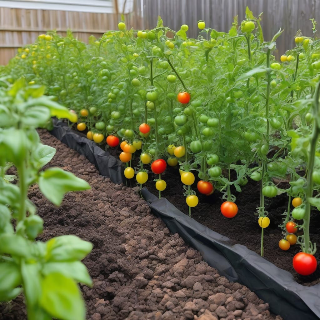 how tall do mr stripey tomatoes grow illustration with key details