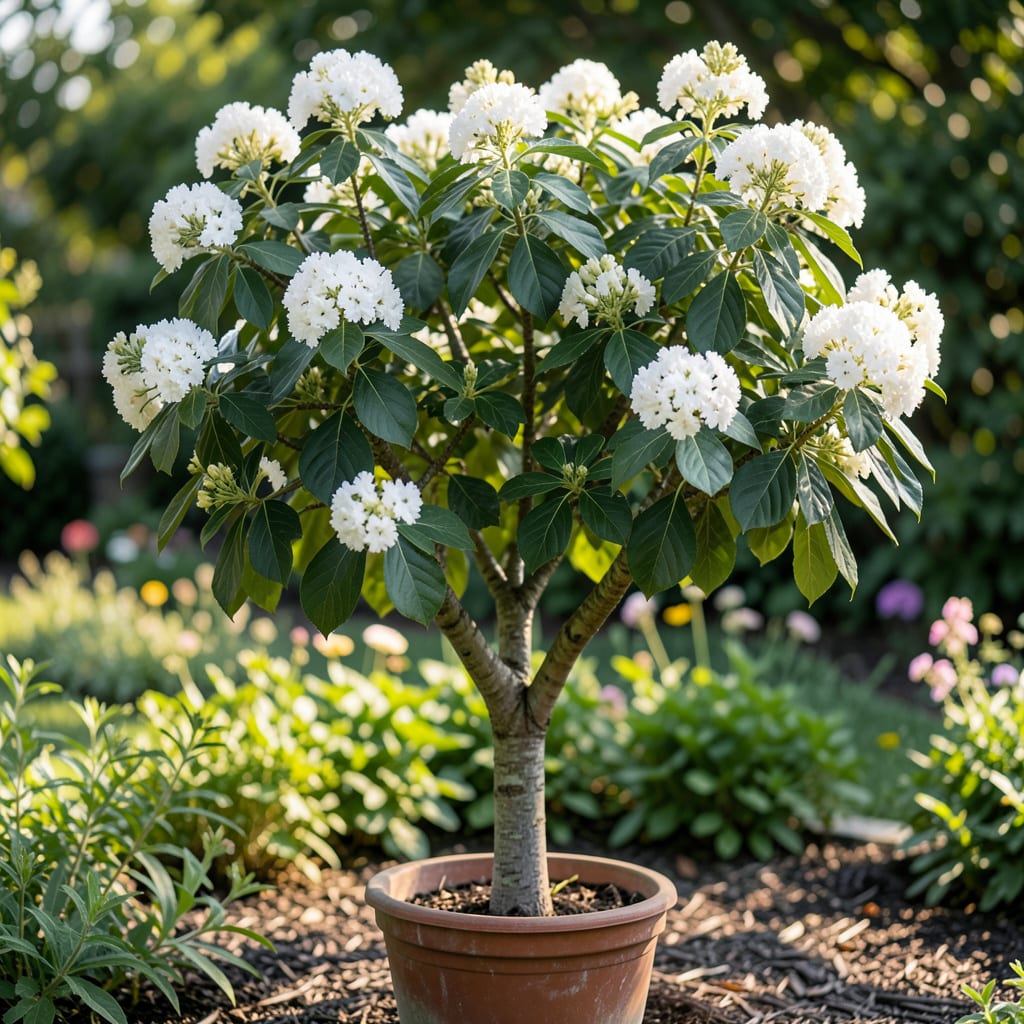 How Tall Do Natchez Crape Myrtles Grow: Expert Size Guide illustration with key details