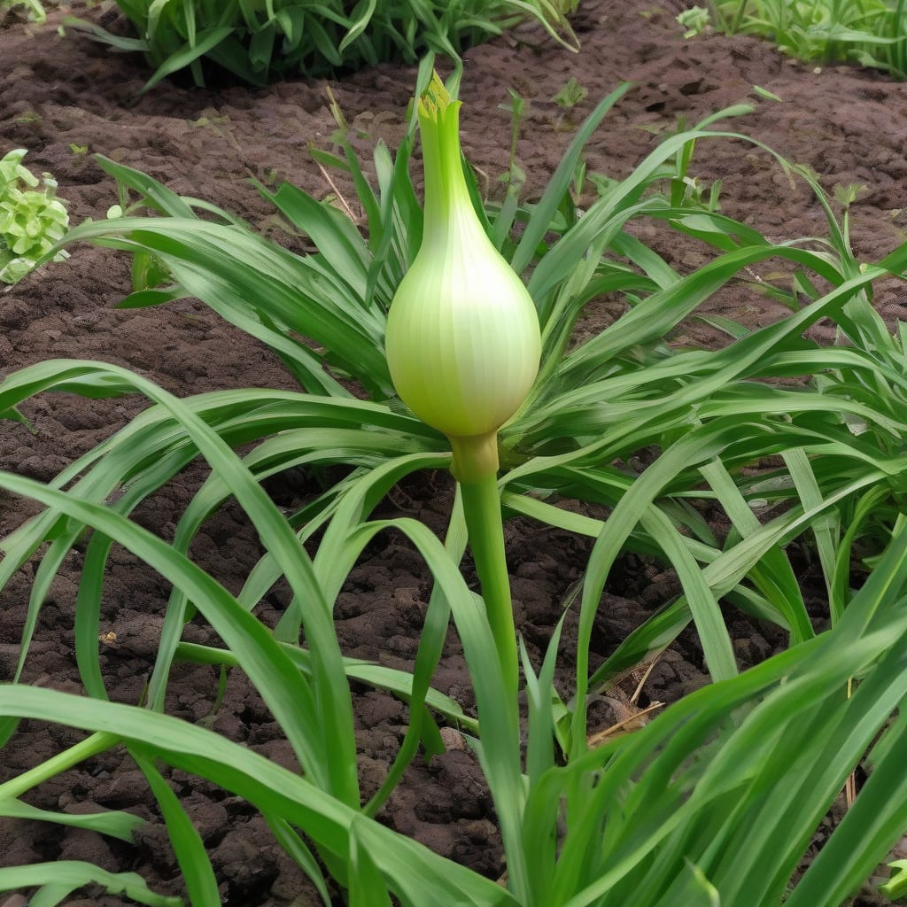 How Tall Do Onions Grow: Expert Growing Tips for Maximum Height example with annotations