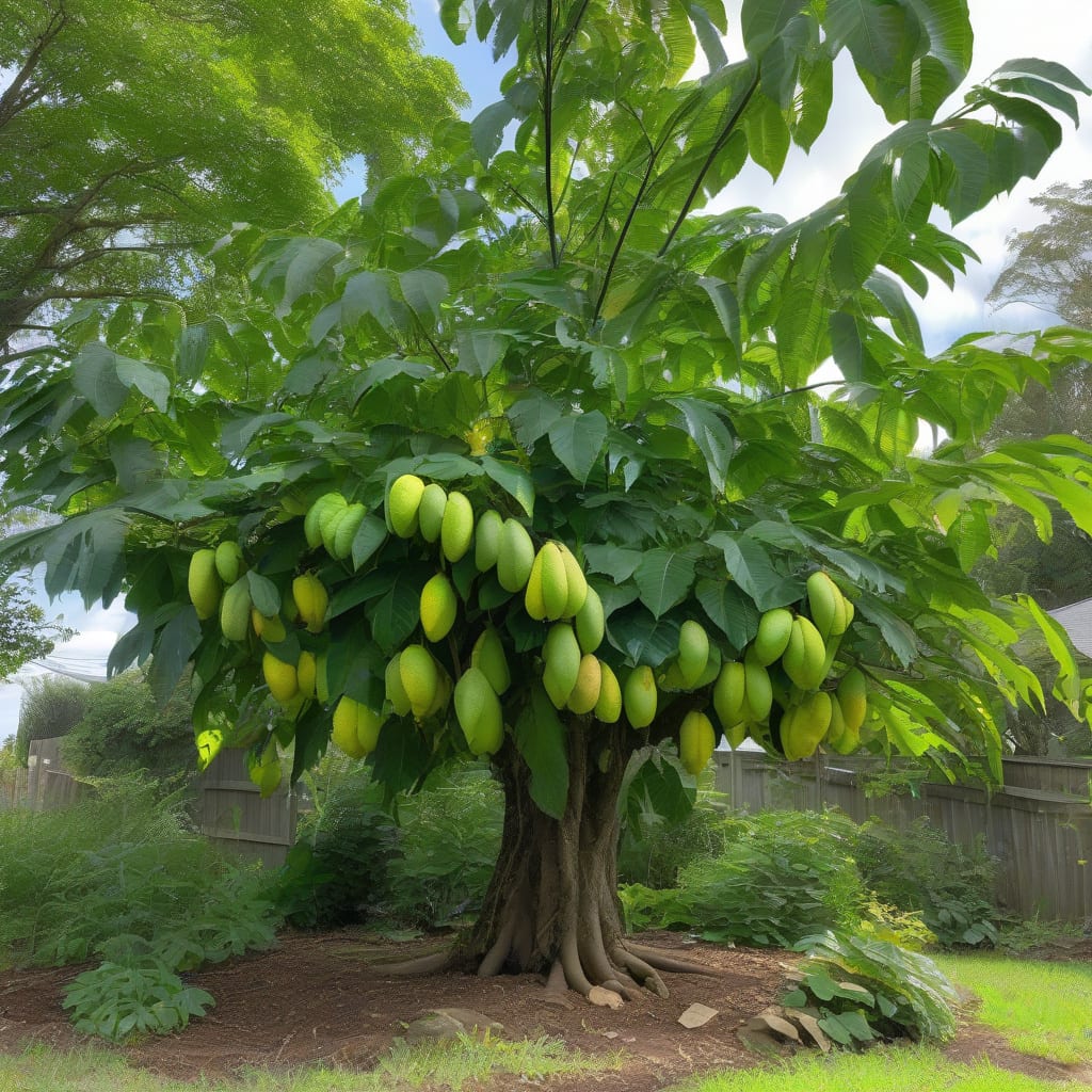 How Tall Do Pawpaw Trees Grow: Maximum Height Guide example with annotations